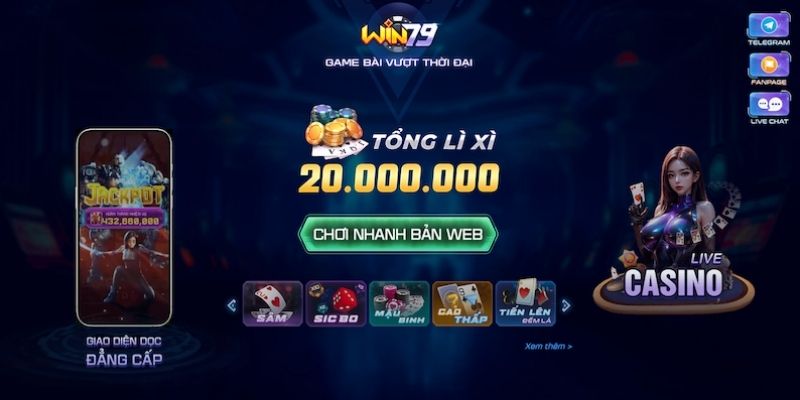 Cách tải game bài Win79 miền Nam trên điện thoại - TAVON