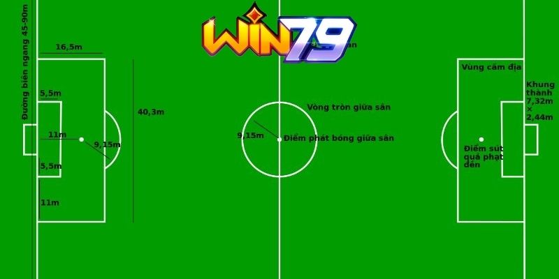 Quy định về kích thước khung thành trong bóng đá - TAVON