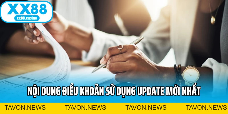 Cập Nhật Mới Nhất Về Điều Khoản Sử Dụng Tại Nhà Cái XX88 - TAVON Cập Nhật Mới Nhất Về Điều Khoản Sử Dụng Tại Nhà Cái XX88 - TAVON